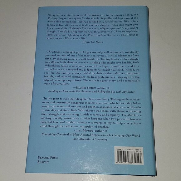 NEW The Match Survivor Siblings Beth Whitehouse Hardcover Book Nonfiction - Picture 3 of 3